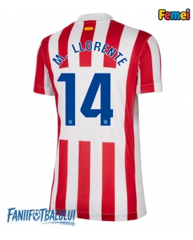 Atletico Madrid Marcos Llorente #14 Tricou Fotbal Replică 2025-26 Femei Acasa